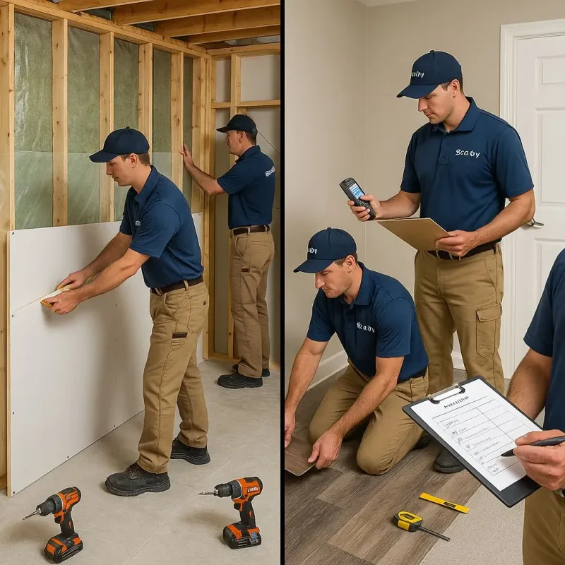 Repairs and Reconstruction process in Lyme, NH